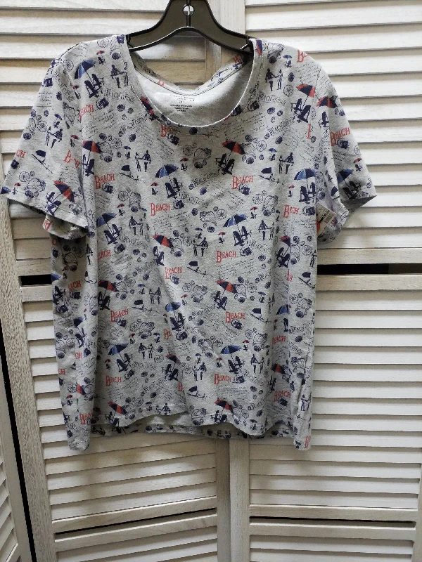Versatile Items Top Short Sleeve Basic By Coral Bay  Size: Xl