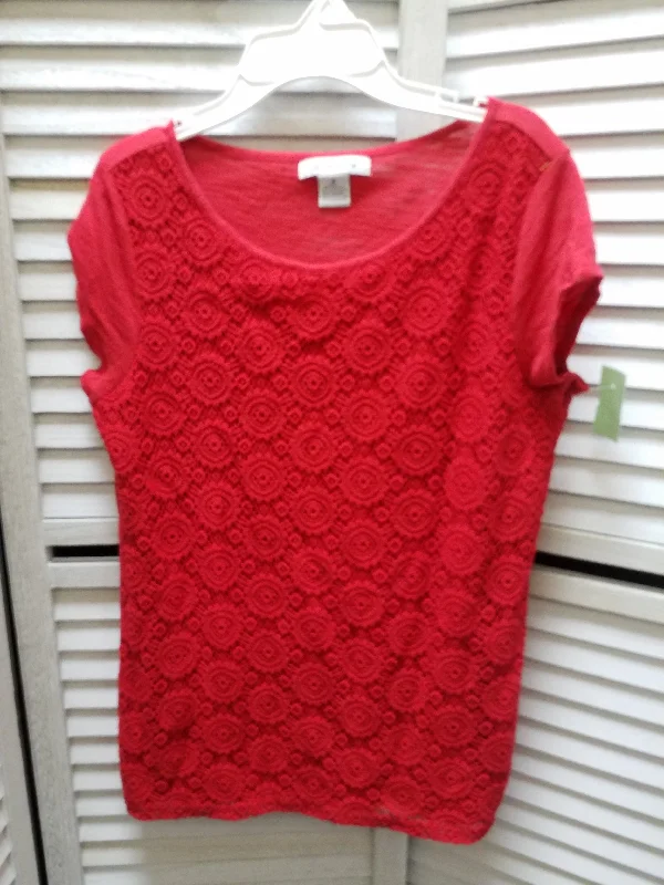 Everyday Comfort Top Short Sleeve Basic By Liz Claiborne  Size: S