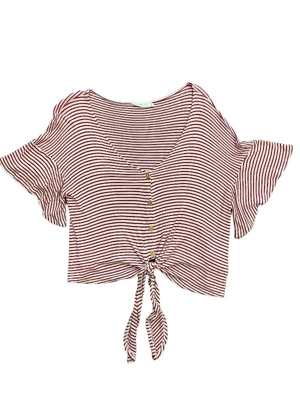 Unique Fashion Top Short Sleeve Basic By Lush  Size: S