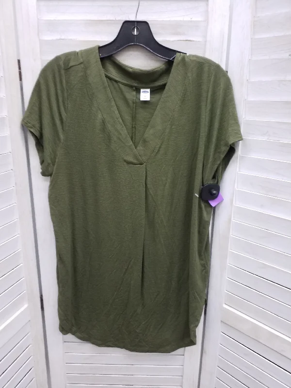 Noble And Elegant Top Short Sleeve Basic By Old Navy  Size: M