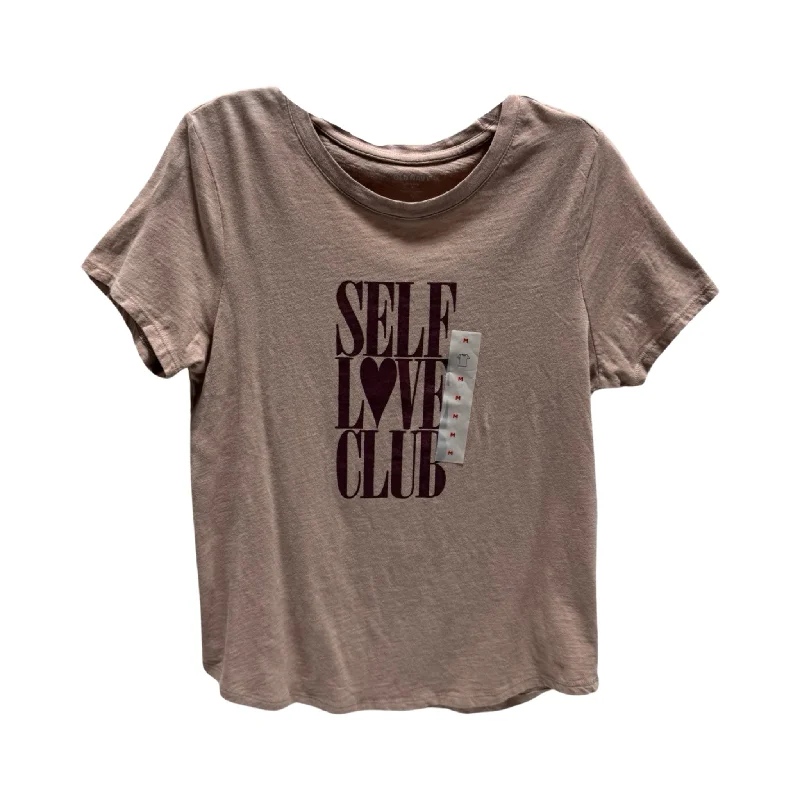 Casual Elegance Top Short Sleeve Basic By Old Navy  Size: M