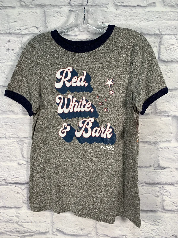 Trendy And Casual Top Short Sleeve Basic By Skechers  Size: S