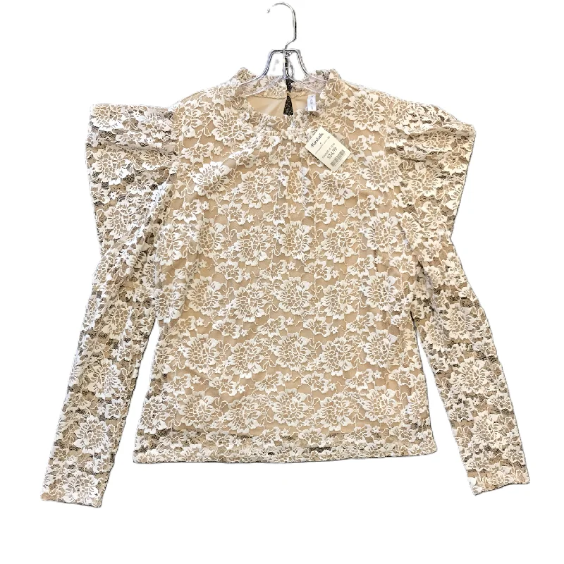 Elegant Style Top Short Sleeve By Acos & A  Size: Xl