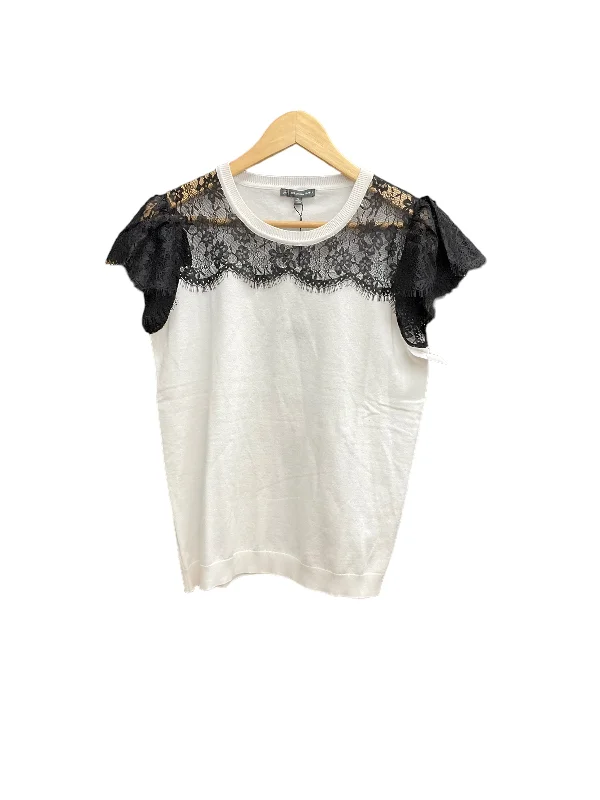 Personalized Design Top Short Sleeve By Adrianna Papell  Size: M
