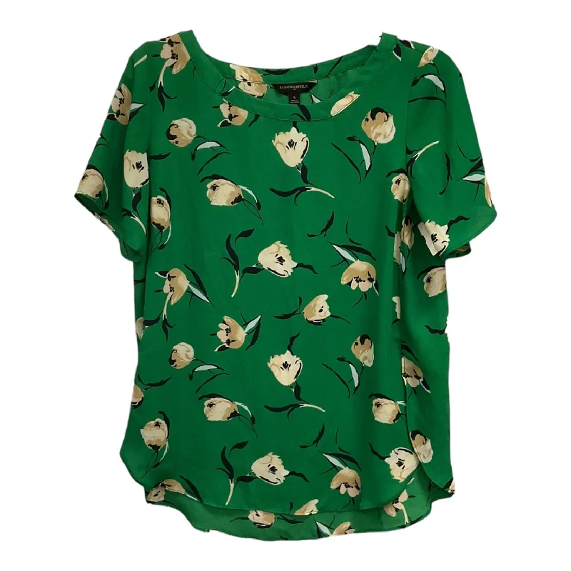 Retro Design Top Short Sleeve By Banana Republic  Size: S