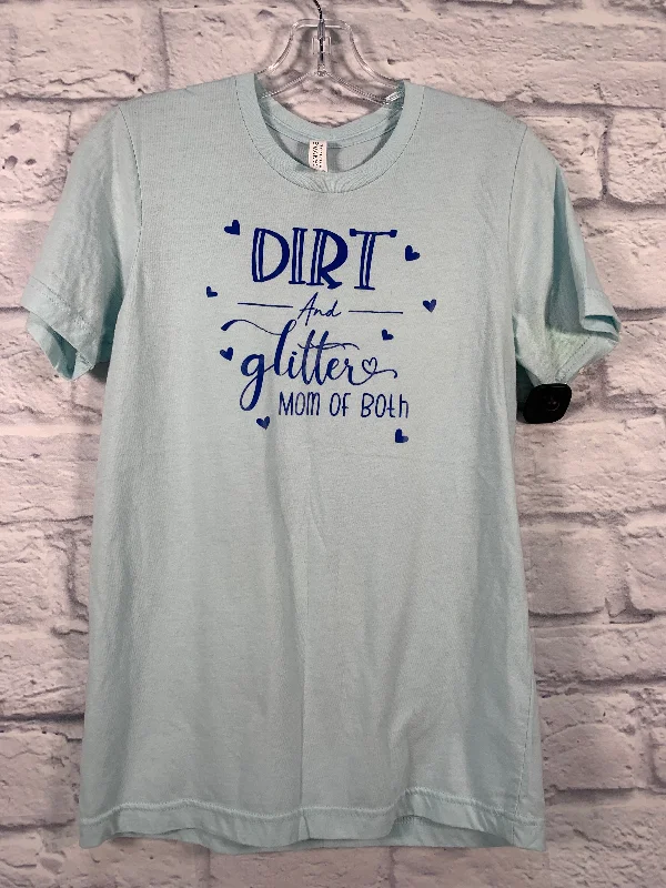 Cute Design Top Short Sleeve By Bella And Canvas  Size: S