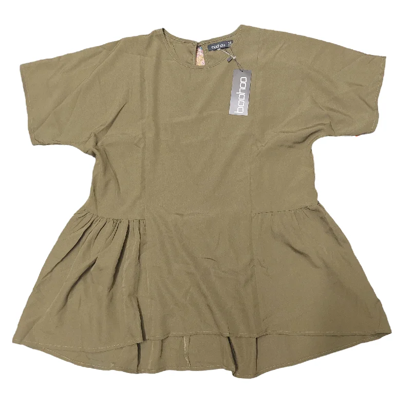 Stylish Comfort Top Short Sleeve By Boohoo Boutique  Size: 8