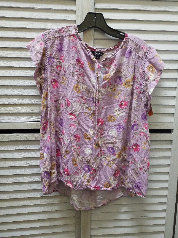 Relaxed And Casual Top Short Sleeve By Buffalo David Bitton  Size: L