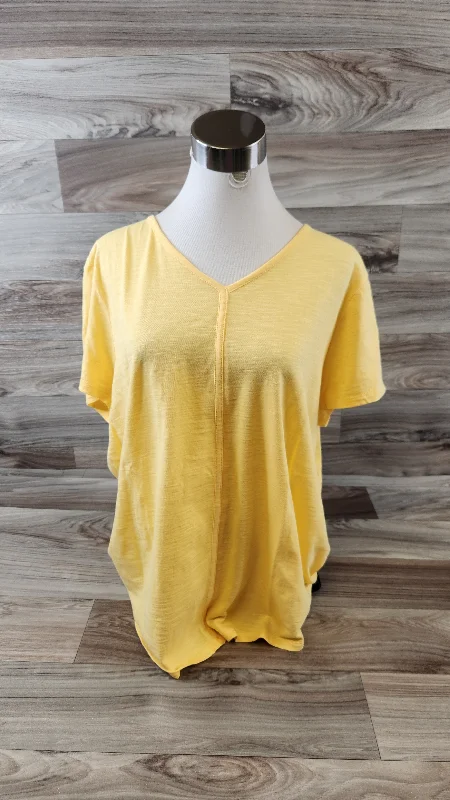 Modern Chic Top Short Sleeve By Chicos  Size: Xl
