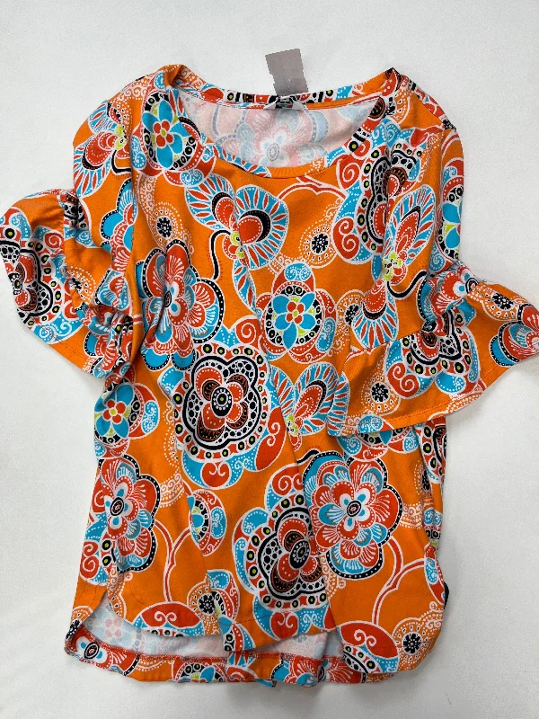 Fashionable And Versatile Top Short Sleeve By Crown And Ivy  Size: L