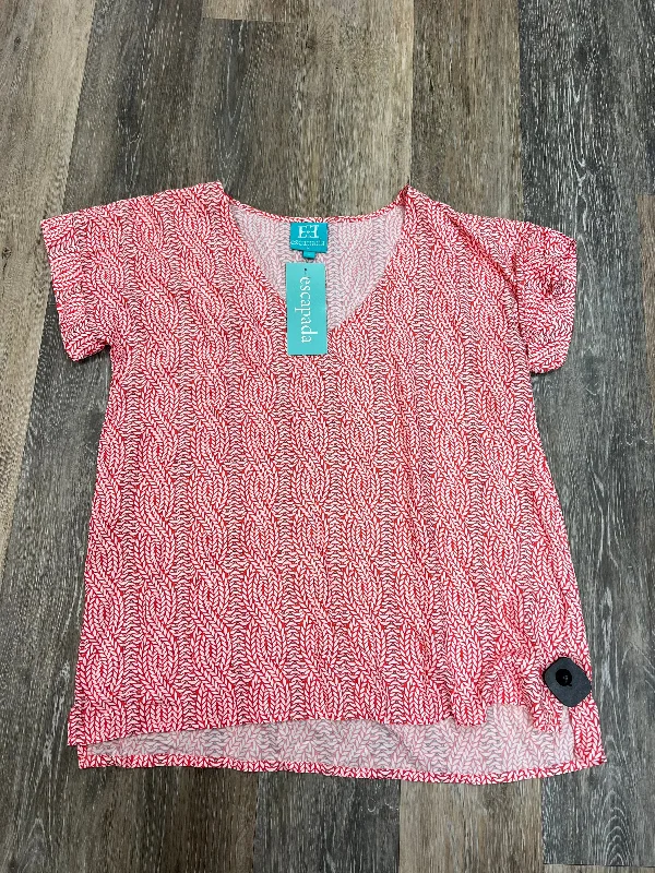 Cozy Fit Top Short Sleeve By Escada  Size: L