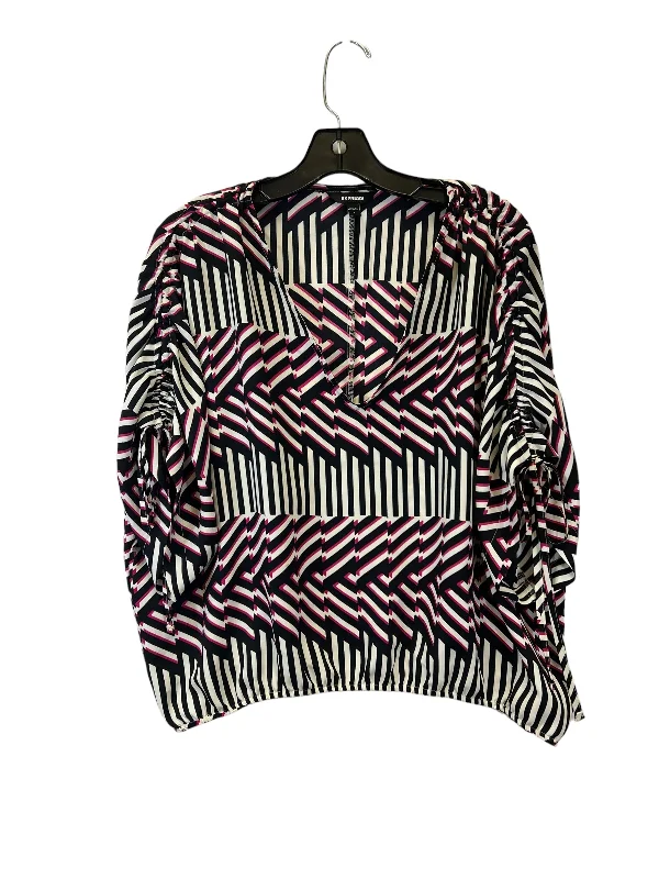 Breathable Style Top Short Sleeve By Express  Size: L