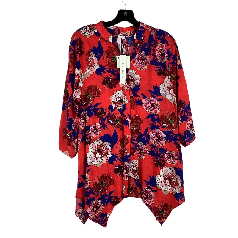Cool Summer Top Short Sleeve By Grand And Greene  Size: S