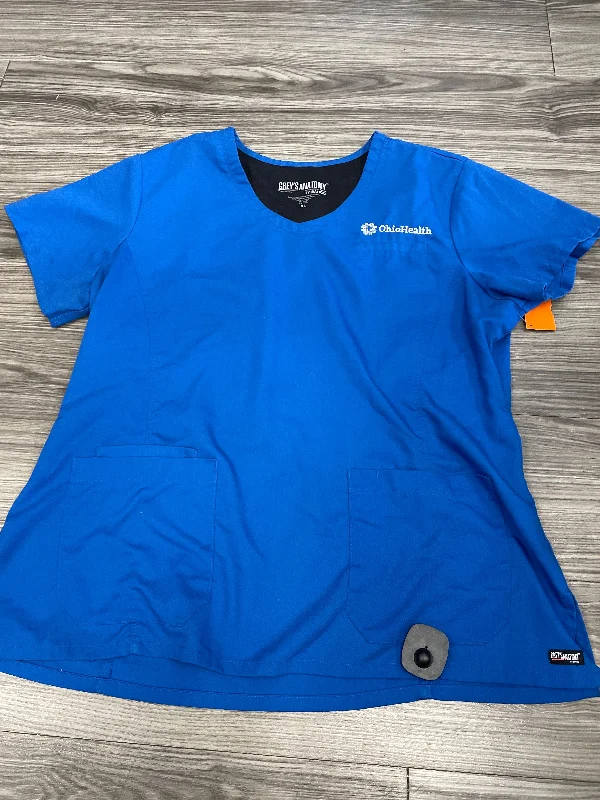 Relaxed Wear Top Short Sleeve By Greys Anatomy  Size: Xl