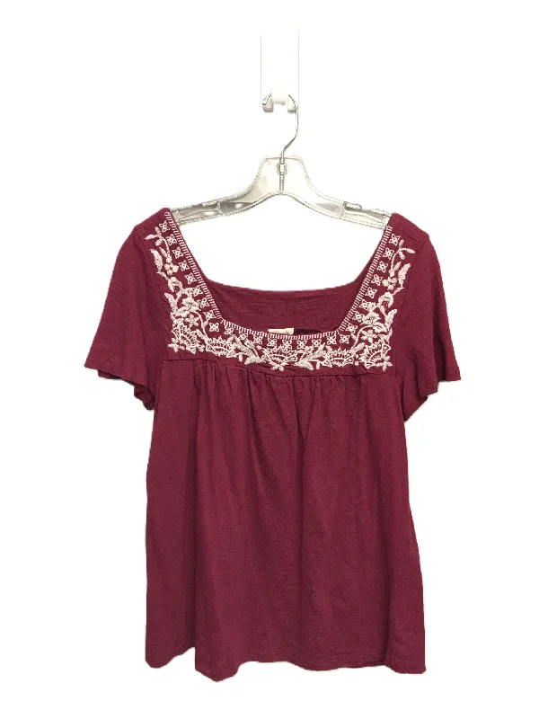Moisture wicking Top Short Sleeve By Harper  Size: M