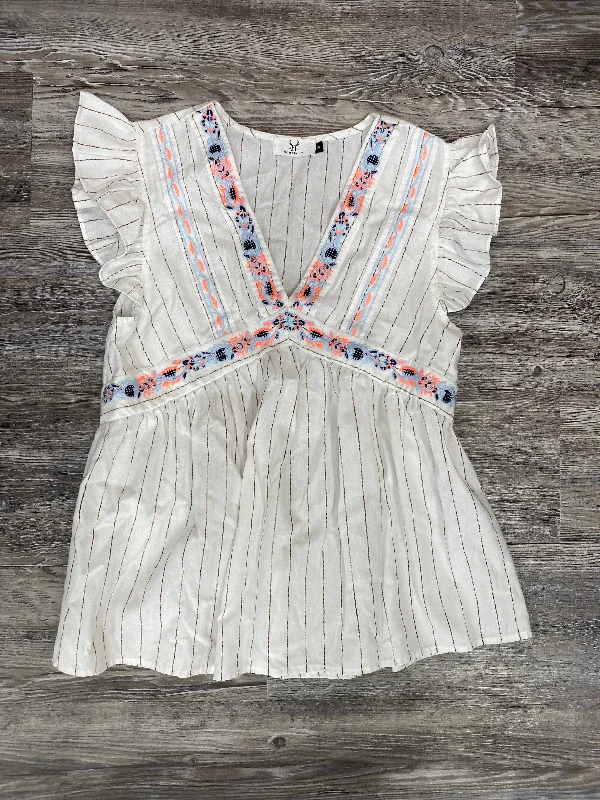 Fashion Touch Top Short Sleeve By HOMEBODY  Size: S