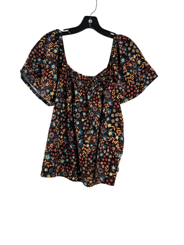 Cozy Lounge Wear Top Short Sleeve By Joyspun  Size: Xl