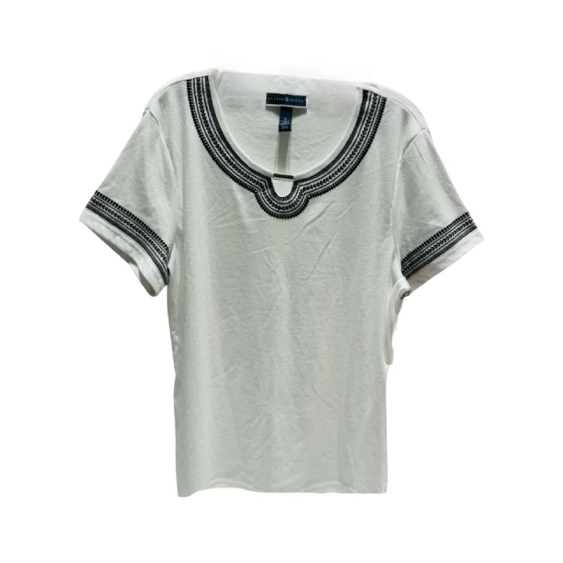 Elegant Casuals Top Short Sleeve By Karen Scott  Size: Xl