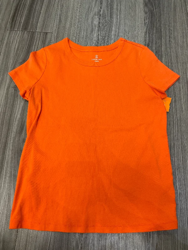 French Retro Top Short Sleeve By Lands End  Size: L