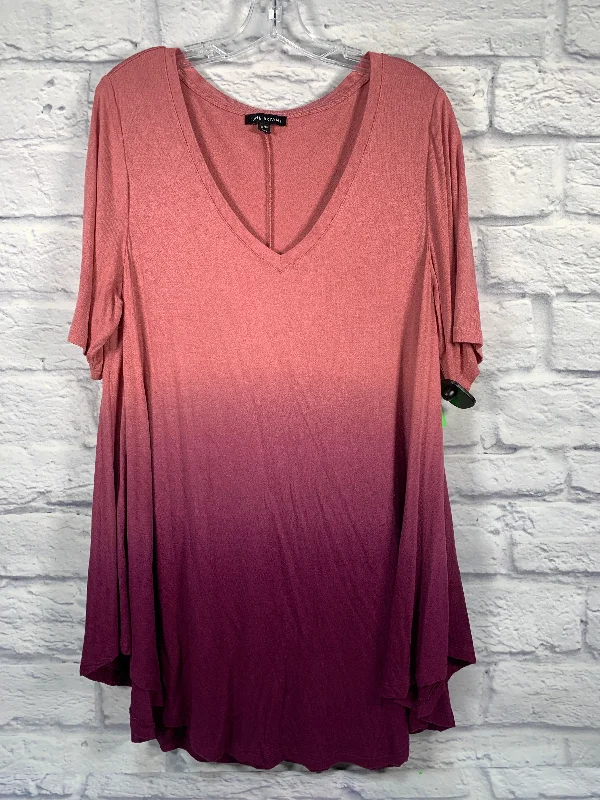 Must-have For Fashion Top Short Sleeve By Lane Bryant  Size: L