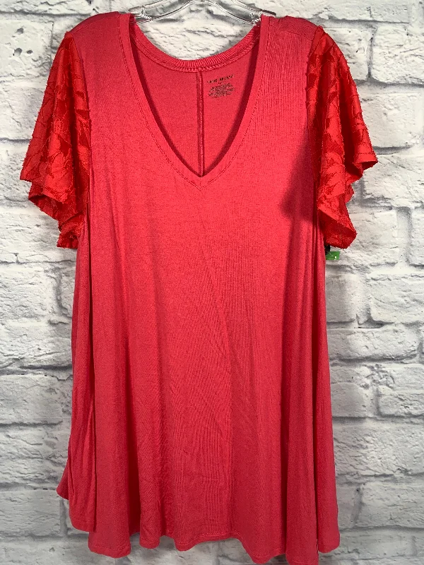 Fashionable Inner Wear Top Short Sleeve By Lane Bryant  Size: L