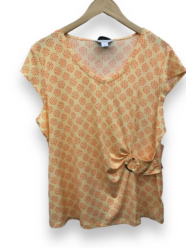 Celebrity Style Top Short Sleeve By Liz Claiborne  Size: Xl