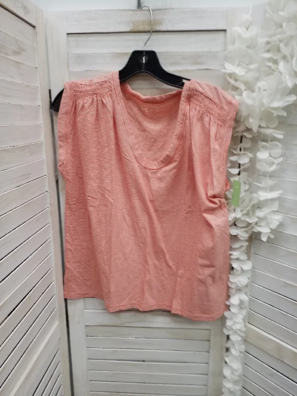 Fashion Comfort Top Short Sleeve By Loft  Size: L
