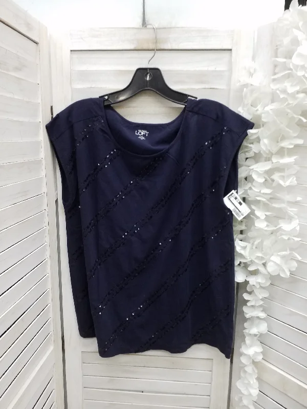 Simple Comfort Top Short Sleeve By Loft  Size: L