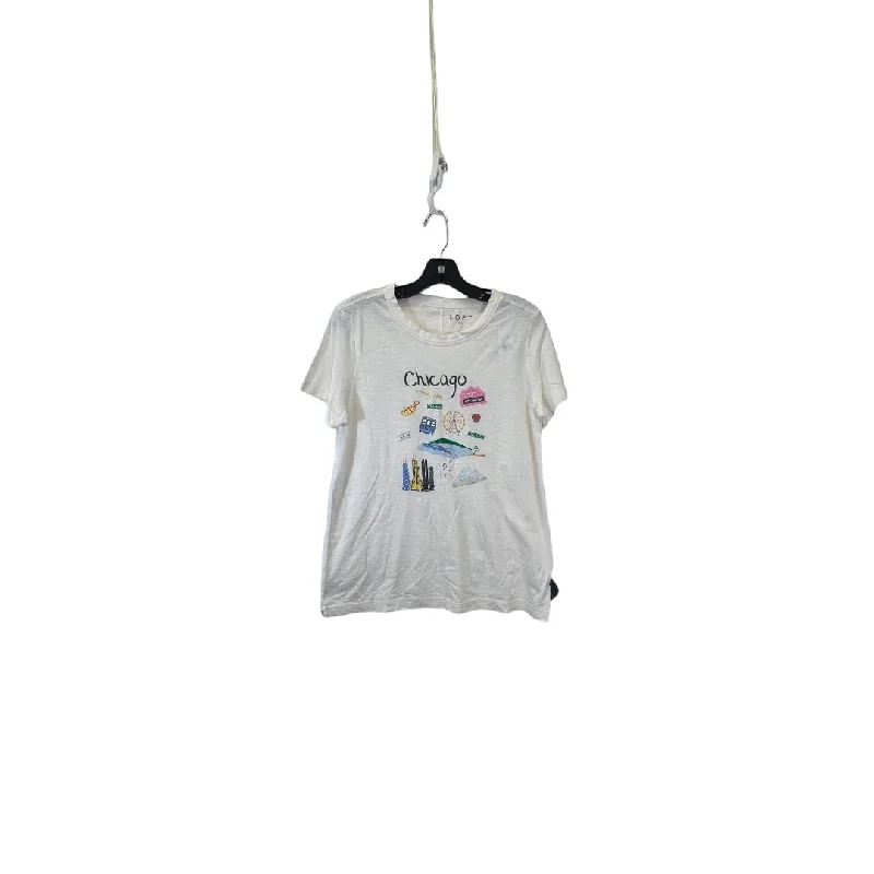 Personal Design Top Short Sleeve By Loft  Size: M