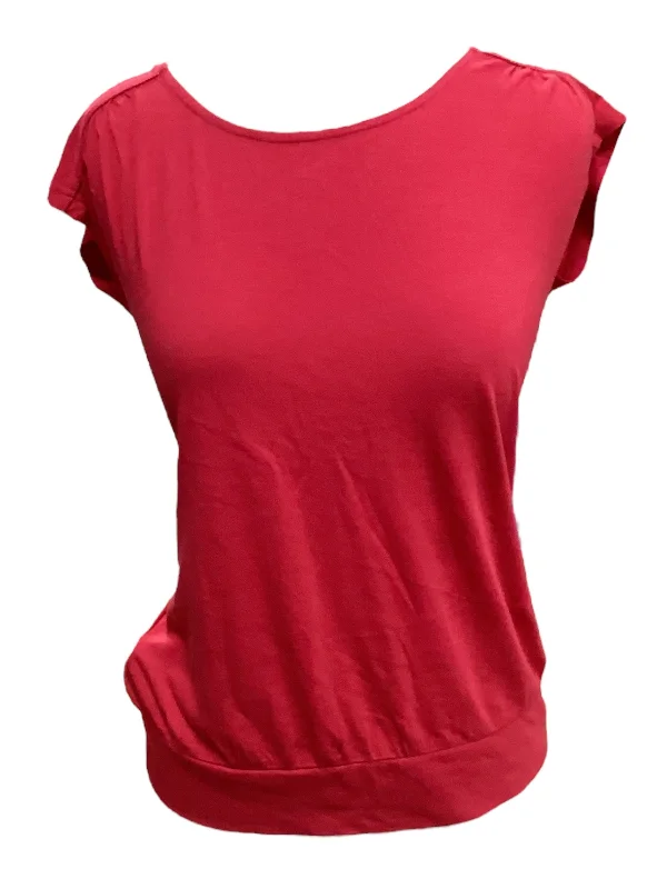 Elegant And Elegant Top Short Sleeve By Loft  Size: S
