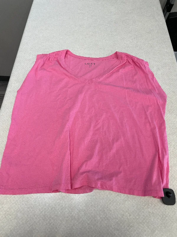 Fashion Classic Top Short Sleeve By Loft  Size: Xl