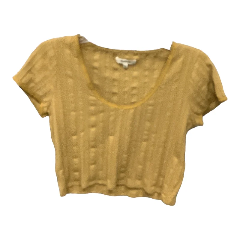 Exquisite Craftsmanship Top Short Sleeve By Madewell  Size: M