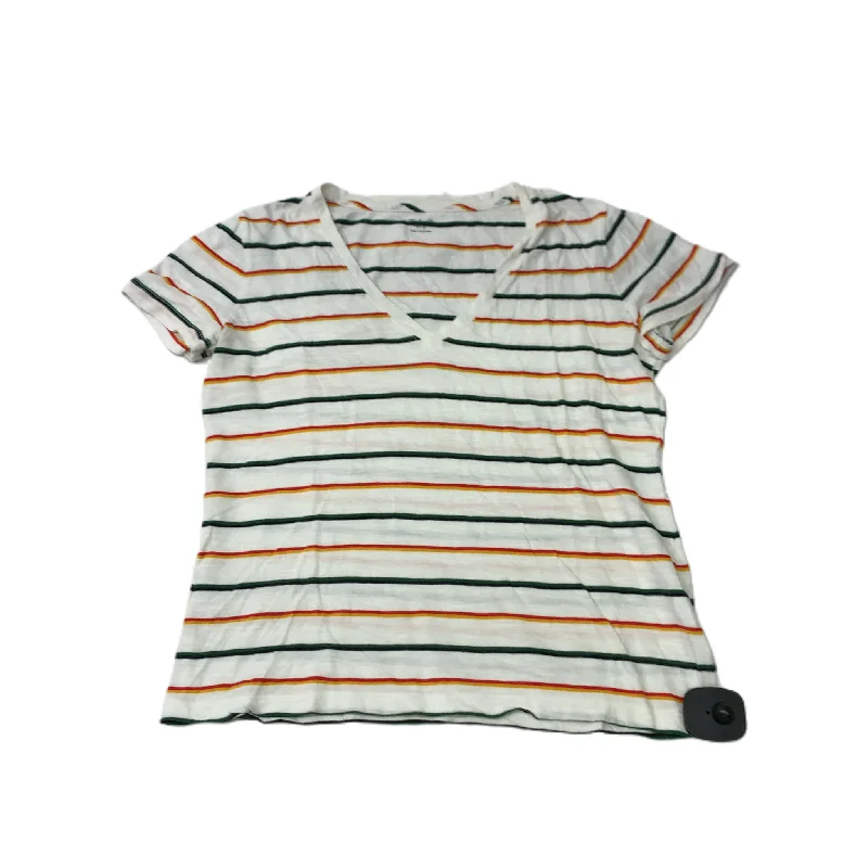 Spring Fashion Top Short Sleeve By Madewell  Size: S