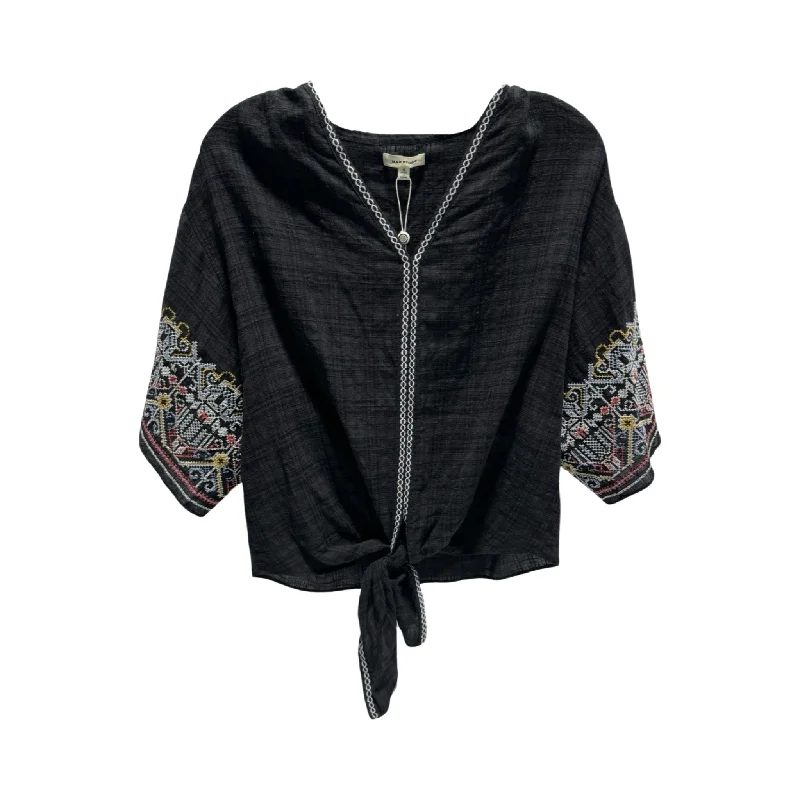 Chic Relaxation Top Short Sleeve By Max Studio  Size: S