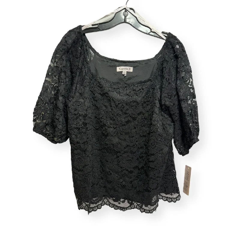 Modern Tailoring Top Short Sleeve By Nanette By Nanette Lepore  Size: L