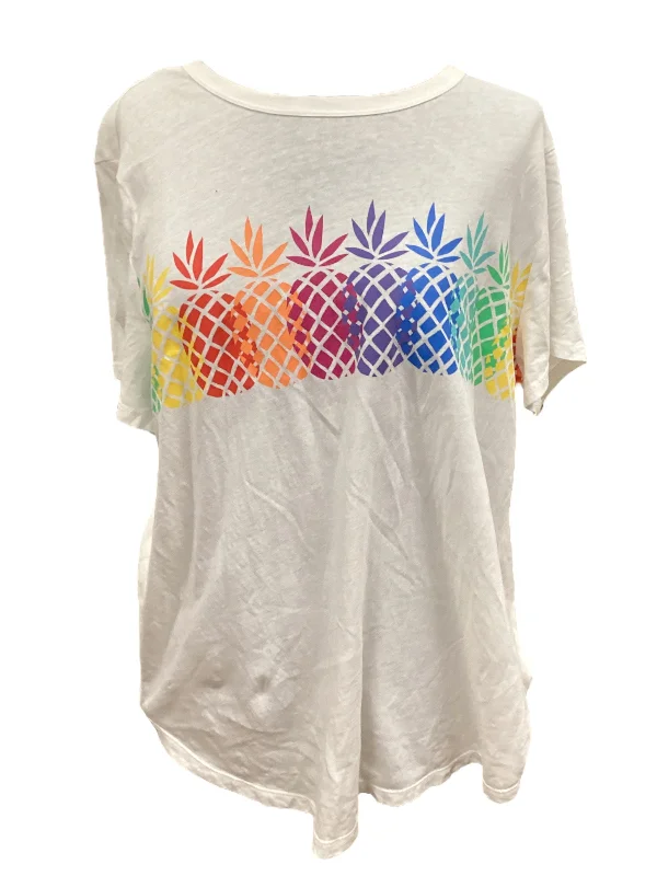 Street Fashion Top Short Sleeve By Old Navy  Size: Xl