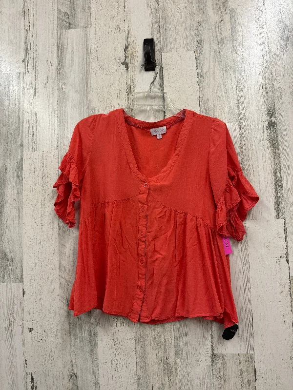 Easygoing Style Top Short Sleeve By Pink Lily  Size: S