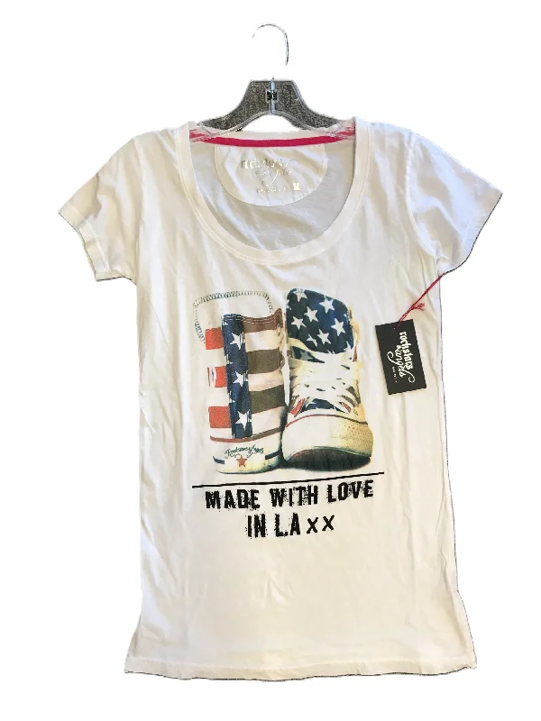 Fashionable In The Times Top Short Sleeve By Rock Stars And Angels  Size: M