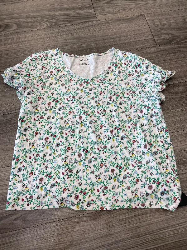 Effortless Elegance Top Short Sleeve By Talbots  Size: Xl