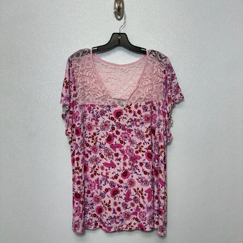 Soft Casuals Top Short Sleeve By Torrid  Size: 3