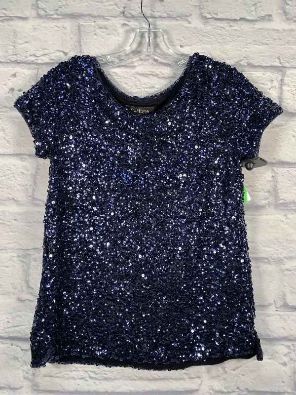 Creative Prints Top Short Sleeve By White House Black Market  Size: Xs