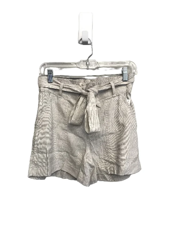 Party Wear Beige Shorts By Lou And Grey, Size: 2