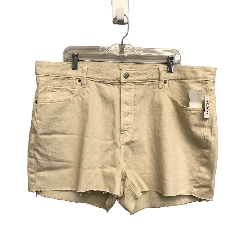 Classic Beige Shorts By Old Navy, Size: 18