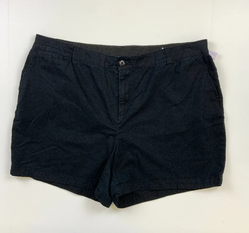 Classic Design Black Shorts Lane Bryant, Size 20