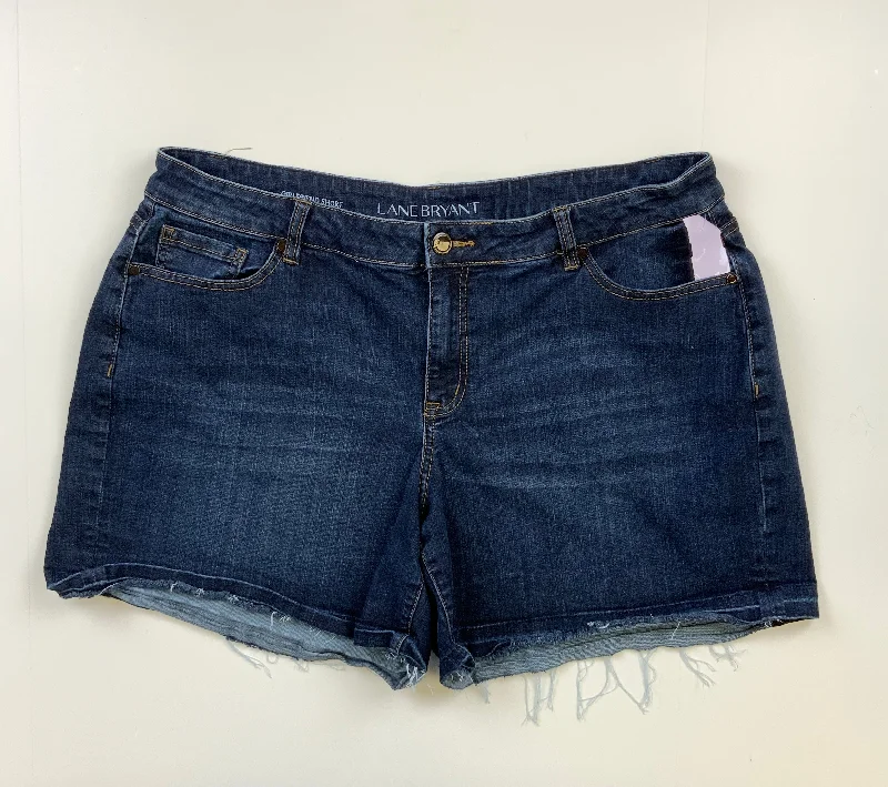 Elegant Outline Blue Denim Shorts Lane Bryant, Size 20