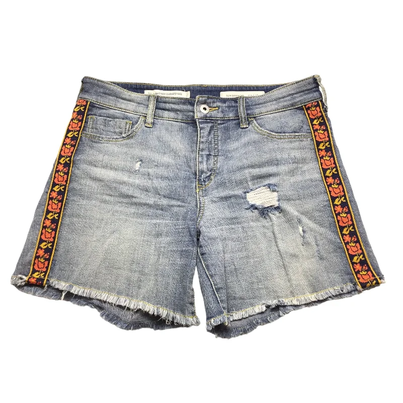 Easygoing Outfits Blue & Orange Shorts Pilcro, Size 4