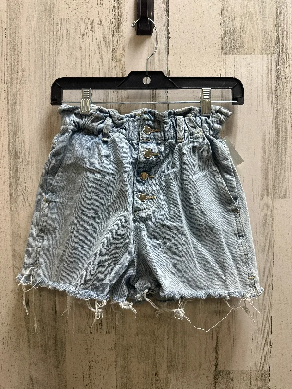 Everyday Outfits Blue Shorts Zara, Size 2