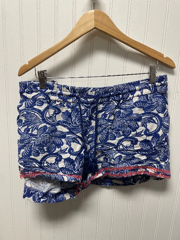 Windbreaker fashion Blue & White Shorts Loft, Size Xl