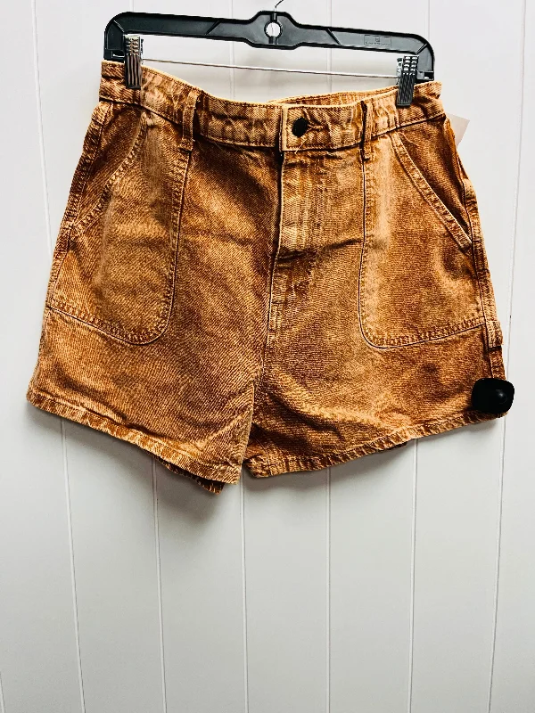 Stretch Design Brown Shorts Universal Thread, Size 16