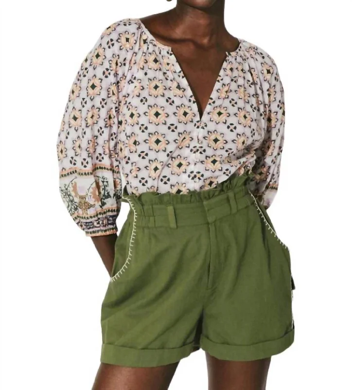 New Season Series Emeric Shorts In Cypress Green